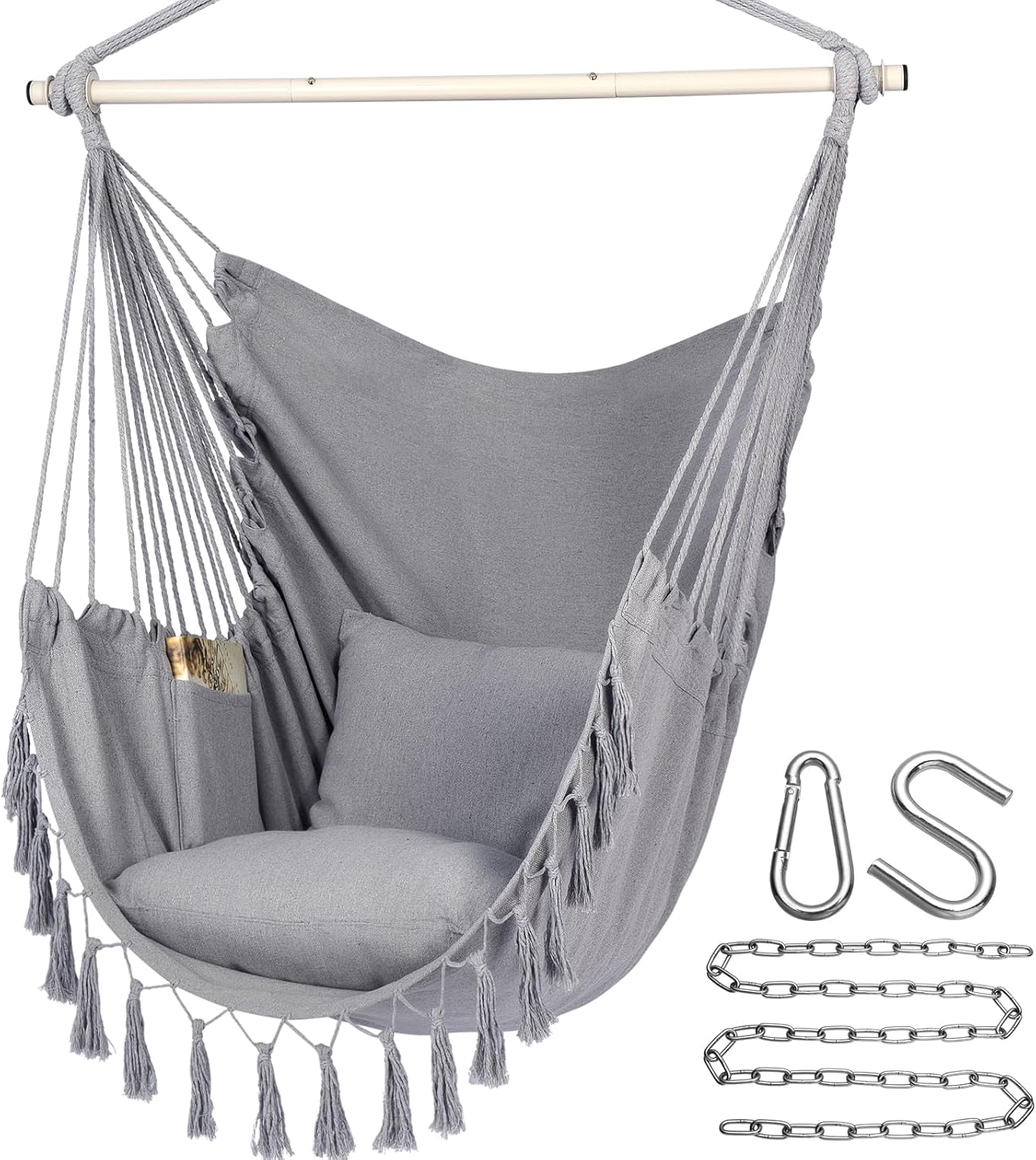 Hammock Chair Hanging Rope Swing