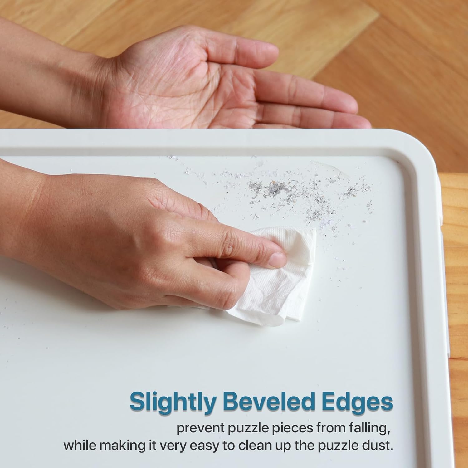 ⏰ LAST DAY 60% OFF 1500 Pieces Rotating Plastic Puzzle Board with Drawers and Cover, 35"x27" Portable Spinning Jigsaw Puzzle Table for Adults, Upgraded Lazy Susan, Ideal Gift for Mum