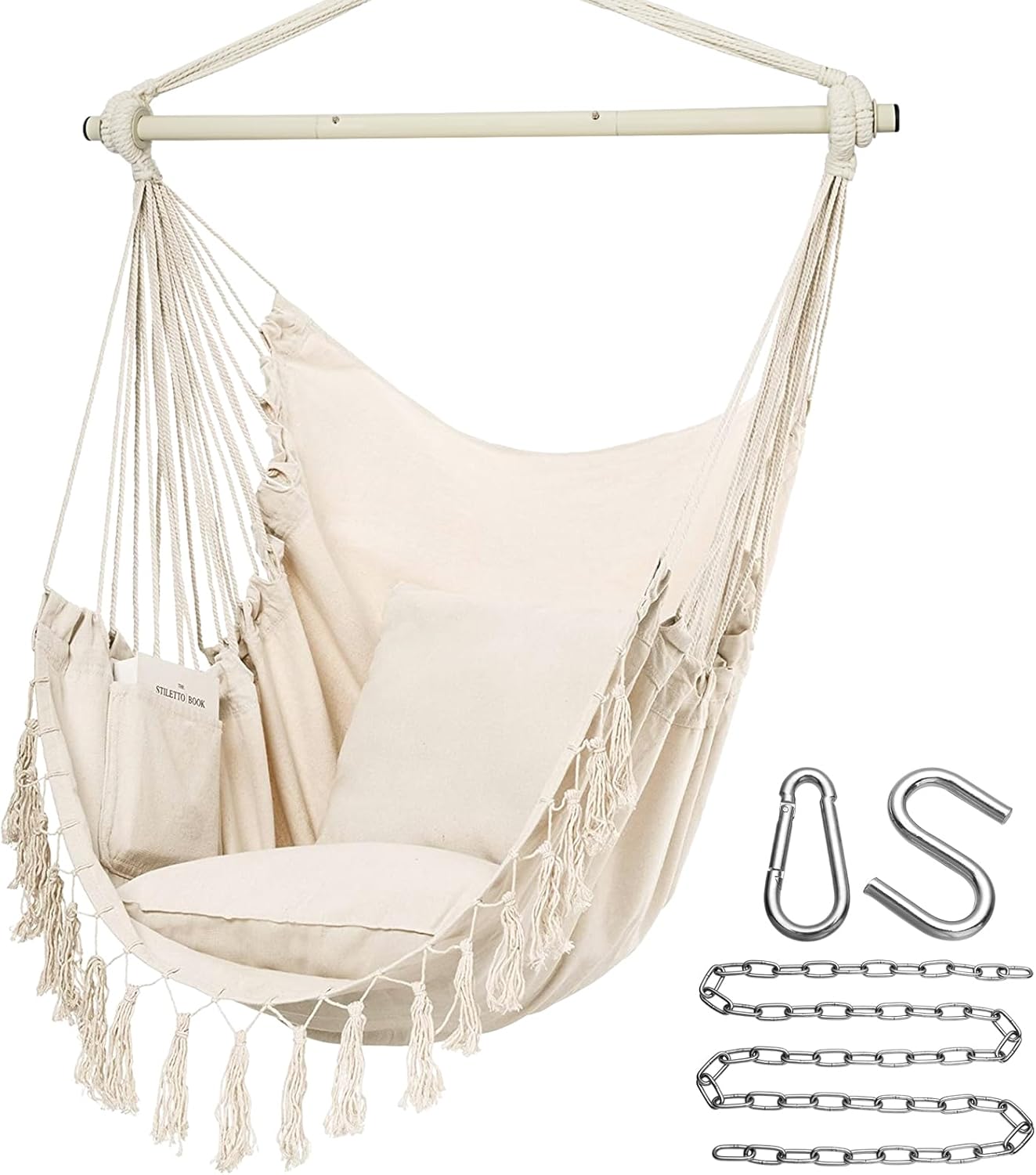 Hammock Chair Hanging Rope Swing
