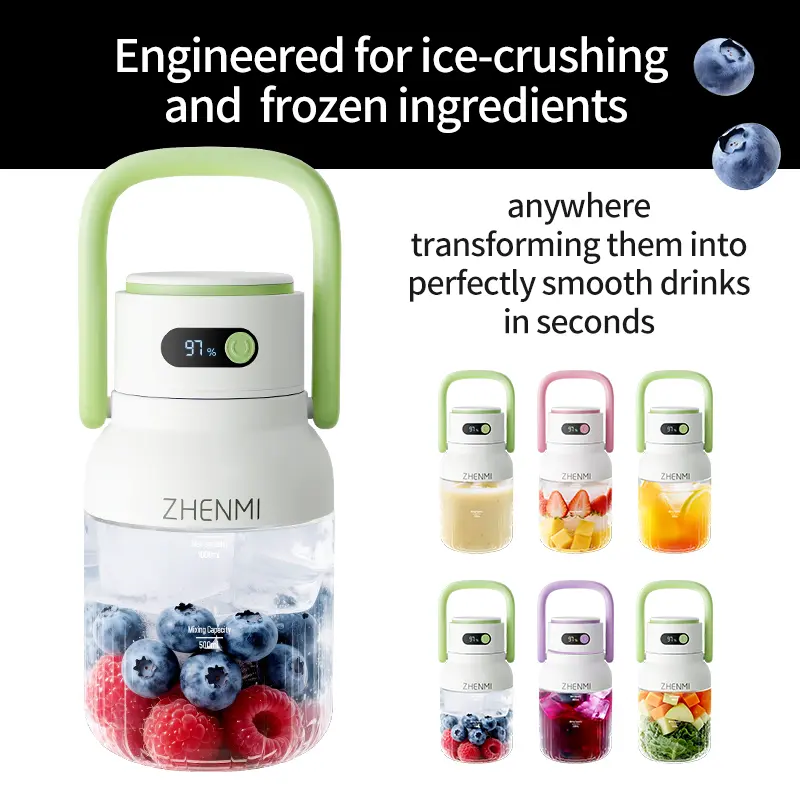 33oz Portable Blender - 12-Blade Ice Crushing Power 🥤⚡