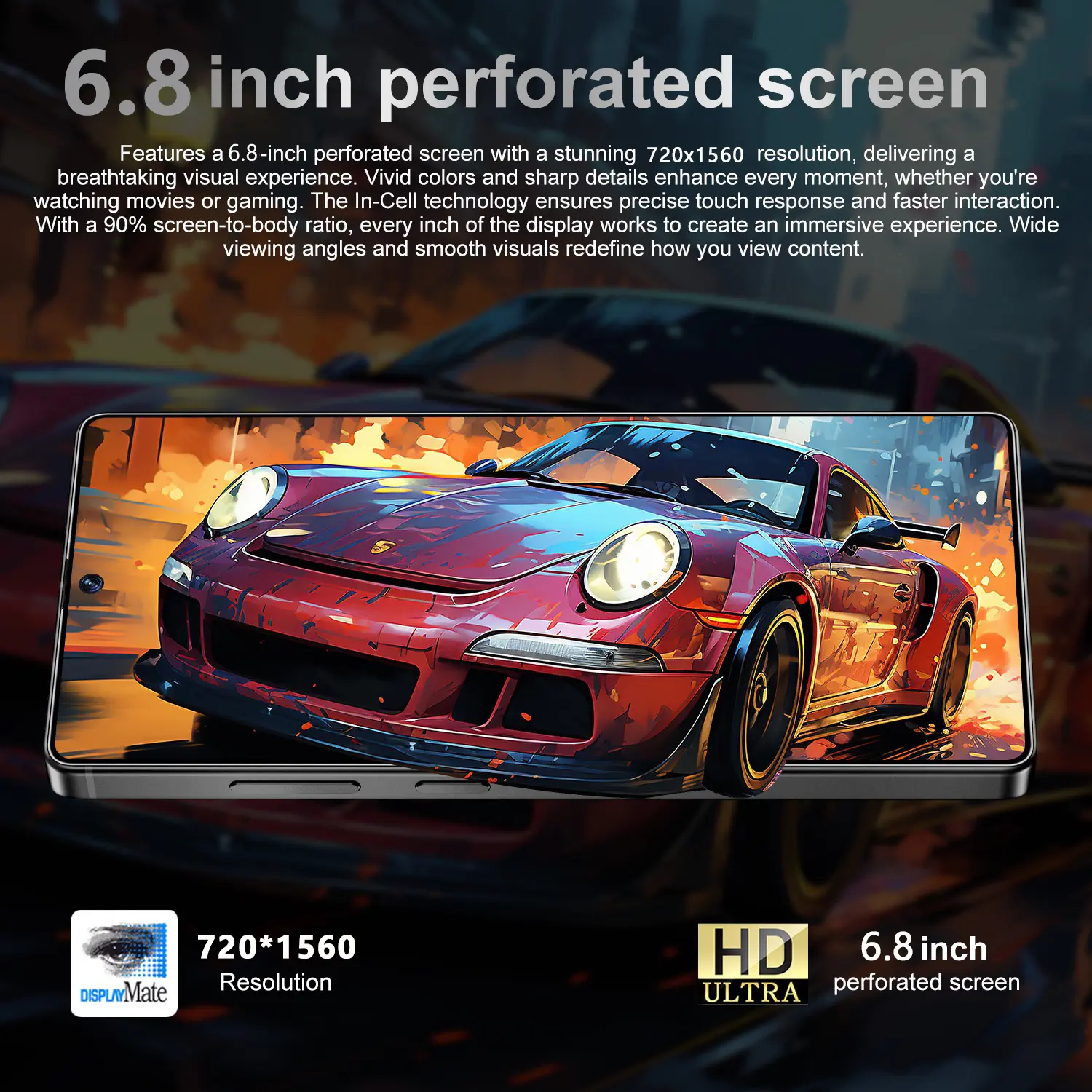 Unlock edition Android smartphone, equipped with a stylus, 6.8-inch screen, dual SIM dual standby, 5+16MP high-definition pixels, eight-core processor, 4RAM + 32GB, and can additionally expand to 128GB storage space.