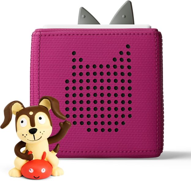 Toniebox 1 Audio Player Starter Set with Playtime Puppy - Listen, Learn, and Play with One Huggable Little Box - Light Blue