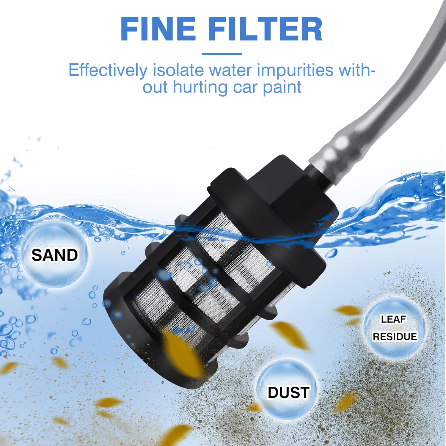 21V Cordless Pressure Washer | 435 PSI Portable Power Washer with 2 Batteries