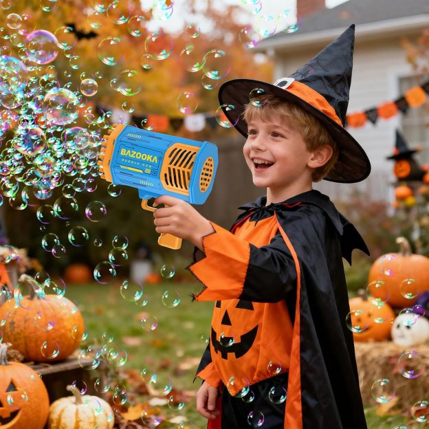 Bubble Gun, 69 Holes Bubble Machine Bubbles Kids Toys 