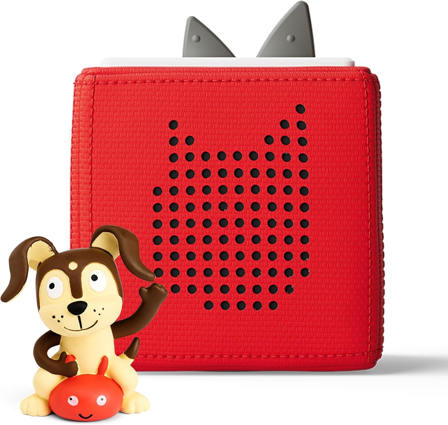 Toniebox 1 Audio Player Starter Set with Playtime Puppy - Listen, Learn, and Play with One Huggable Little Box - Light Blue