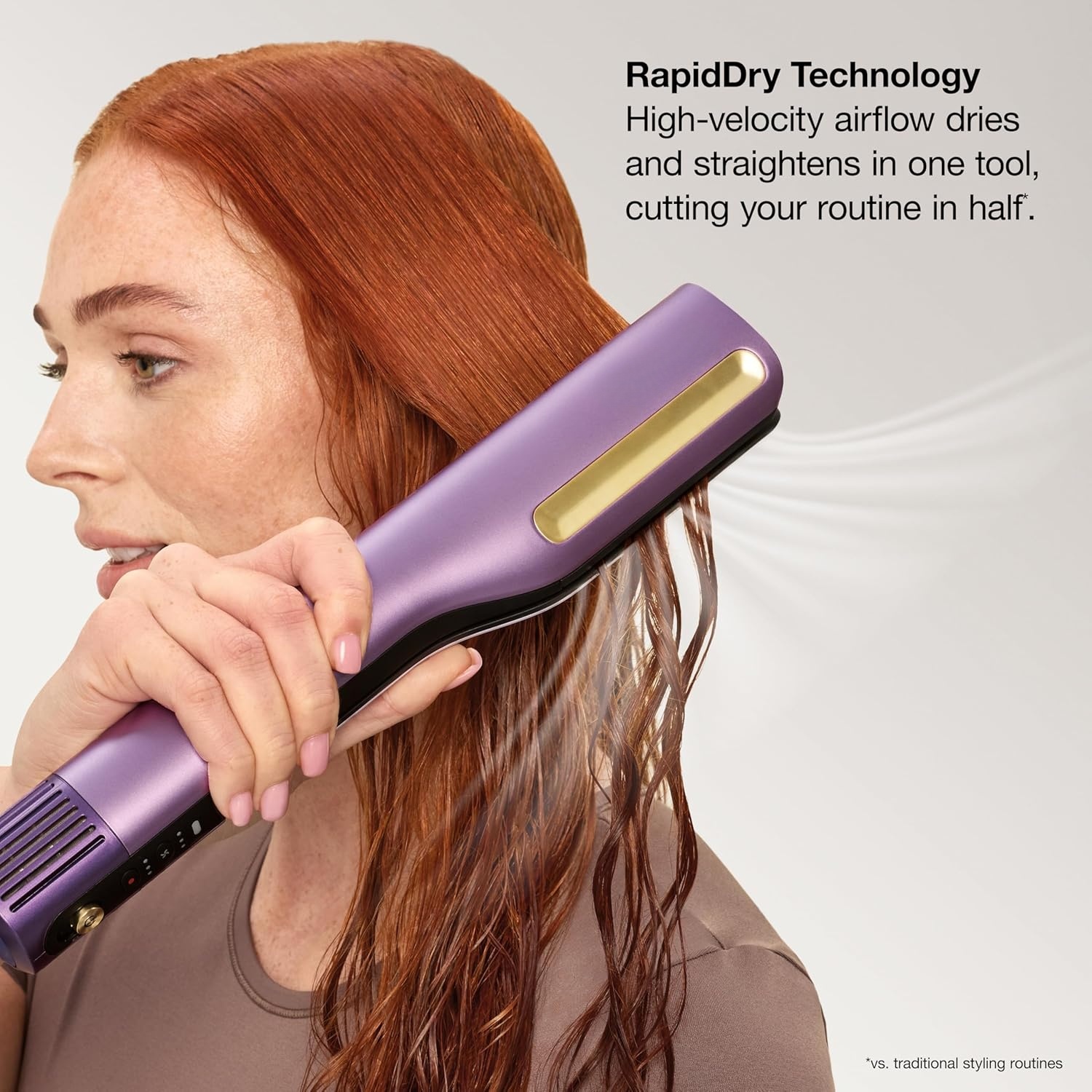 3-in-1 Wet-to-Dry Hair Straightener & Dryer 🌬️✨