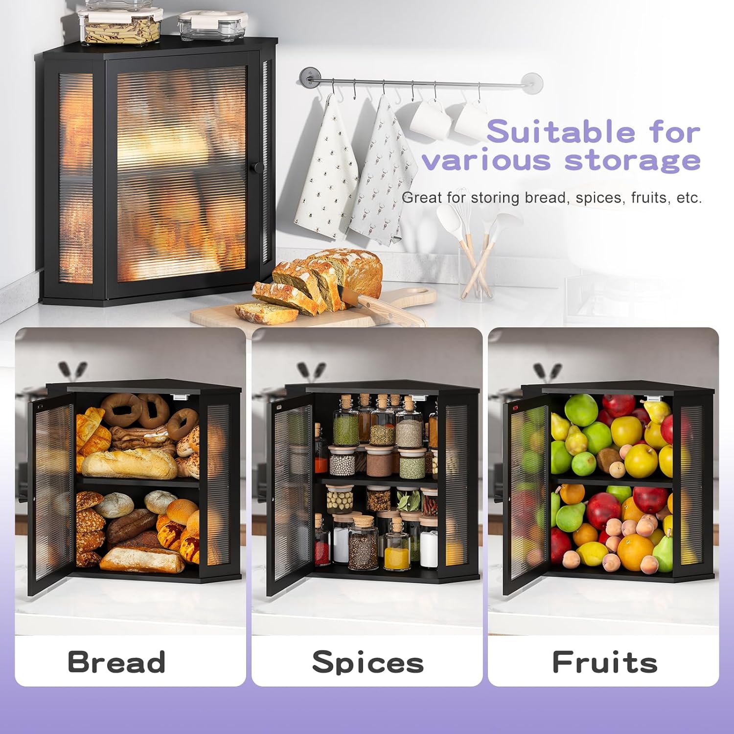 Artisan Corner Bread Bin | Space-Saving Farmhouse Storage 🍞✨