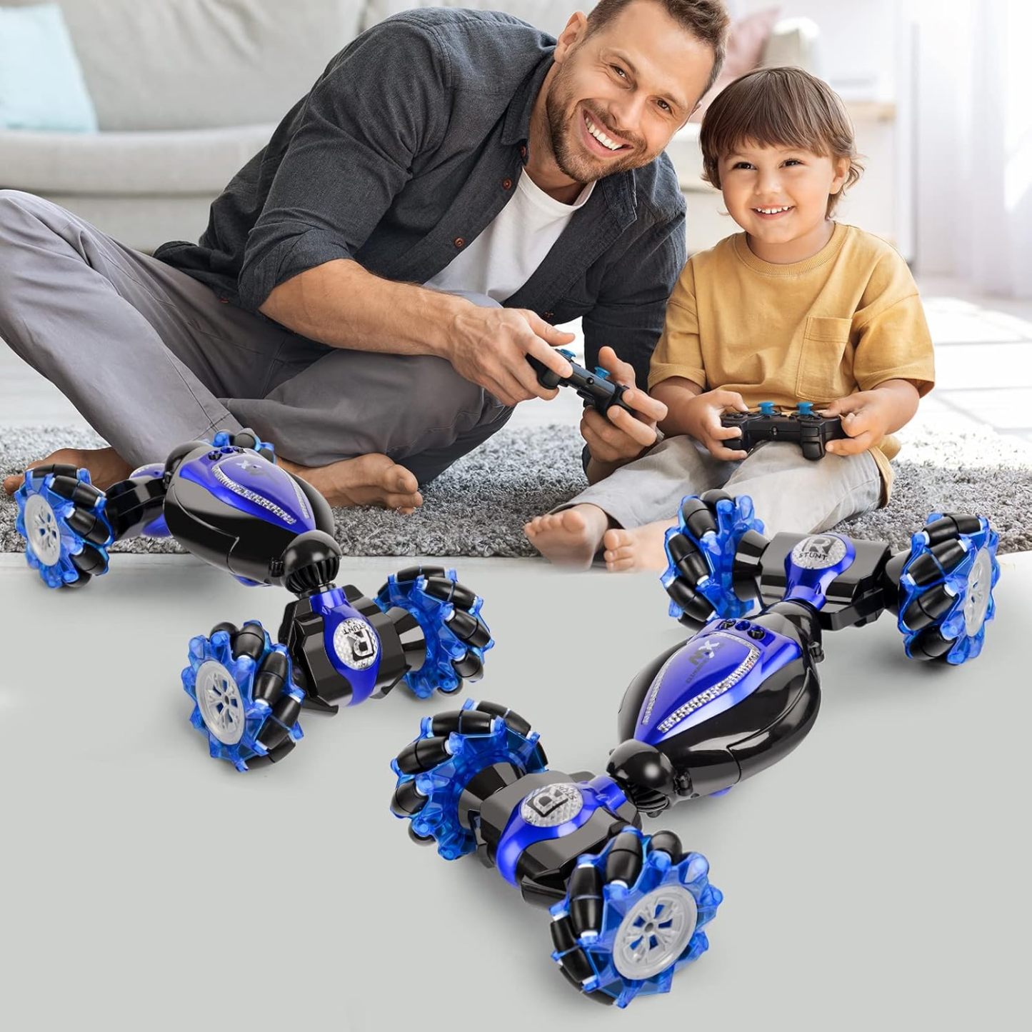 Remote Control Car for Boys 8-12, Fast RC Car with 360° Rotations & Drifting, All-Terrain 4WD Off-Road remote car, Indoor & Outdoor, Best Gift for Boys & Girls (Birthday, Christmas, Holidays)