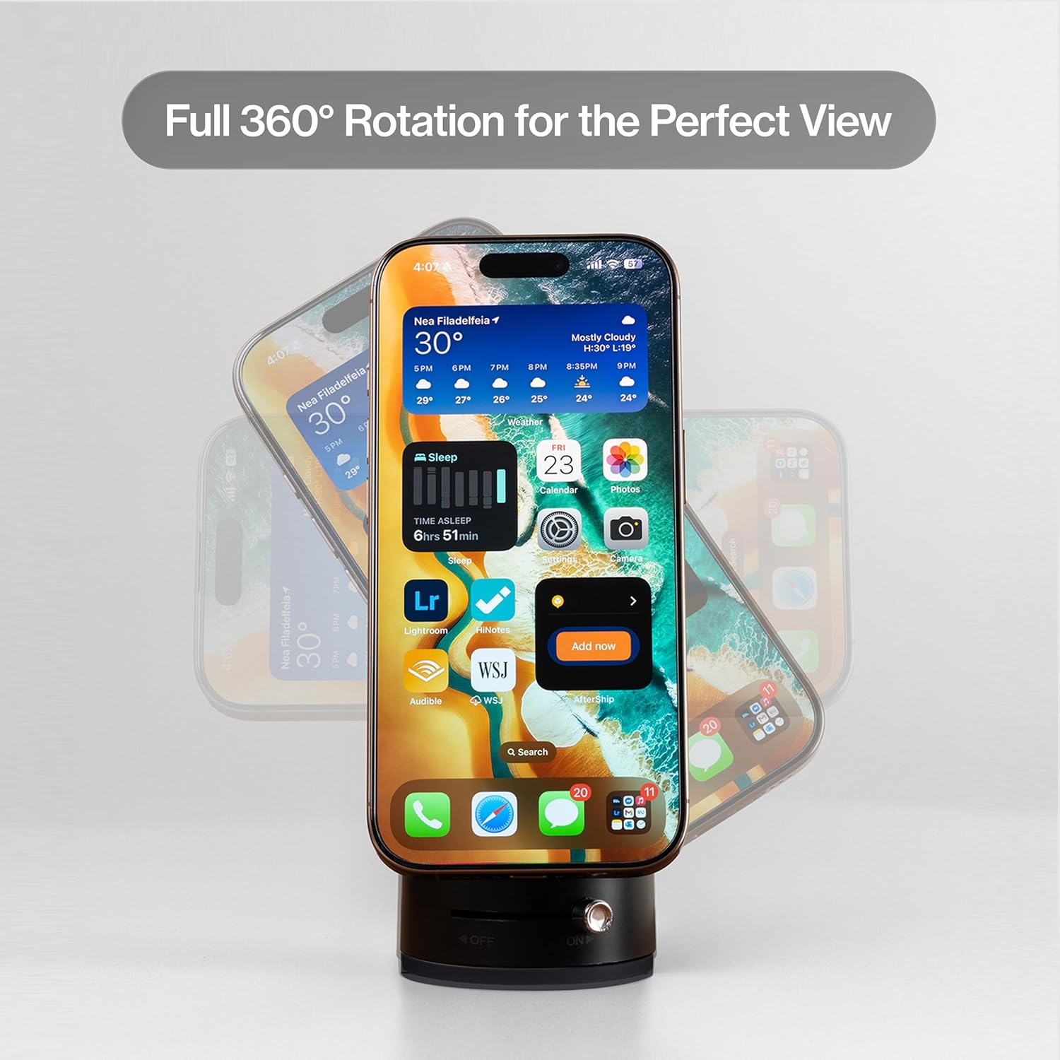 360° Universal Magnetic Phone Holder | Vacuum-Seal Tech for Car & Home 📱🛡️