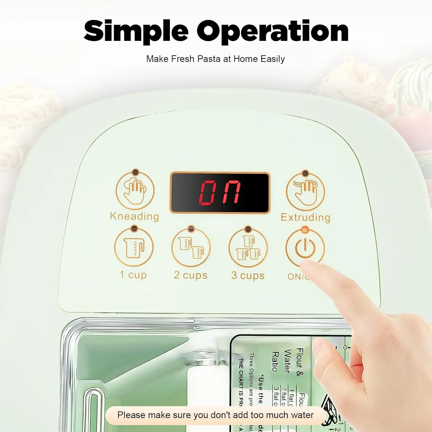 【Stock Clearance】Electric Pasta Maker,260W Household Automatic Pasta Maker Machine,Automatic Noodle Maker with 13 Noodle Shapes for Home Kitchen Use