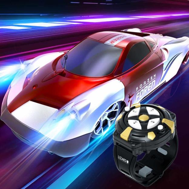 ⏰ LAST DAY 65% OFF 💥 Wall Climbing Car，Electric Remote Toy Racing, with LED Light High-Speed Hobby Toy Vehicle