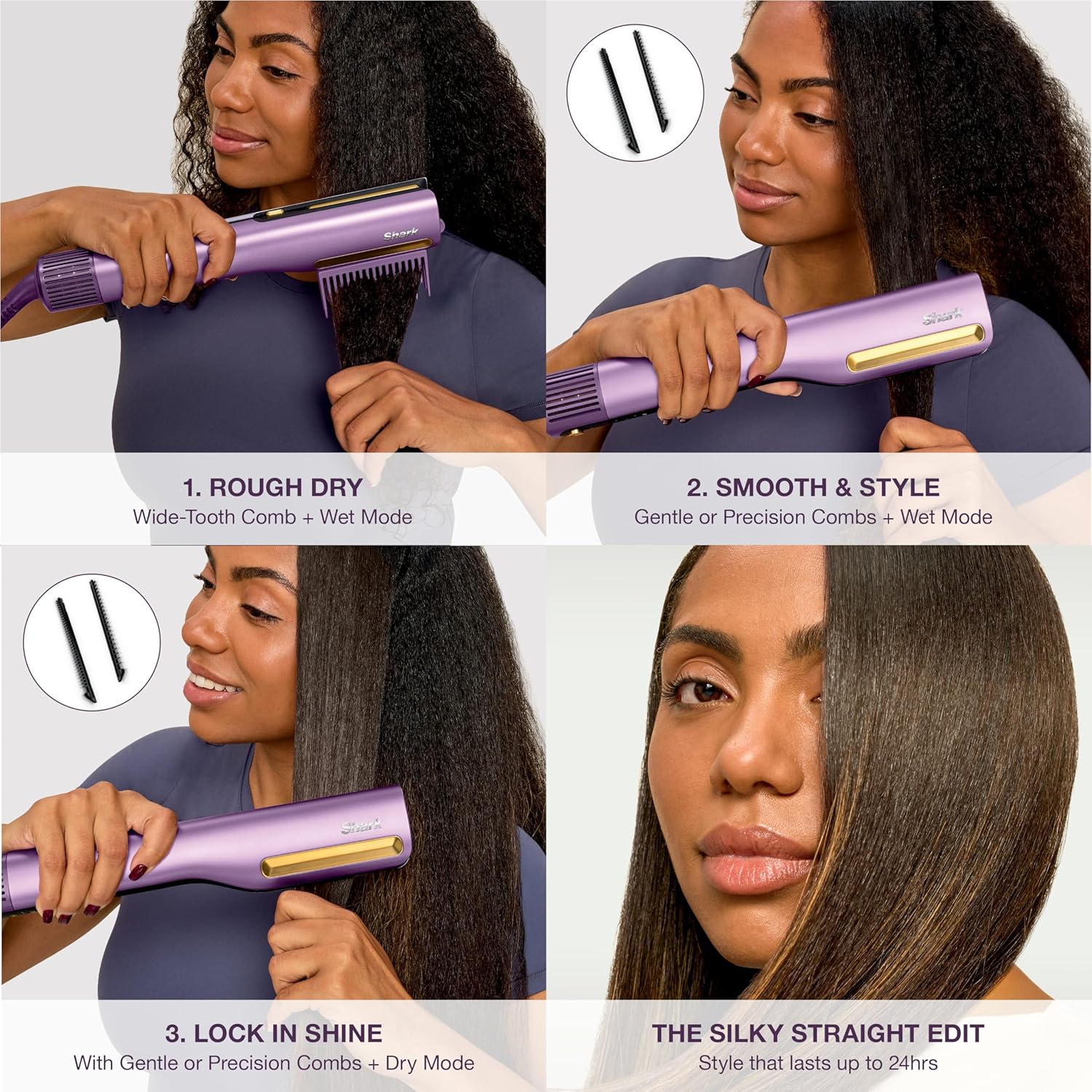 3-in-1 Wet-to-Dry Hair Straightener & Dryer 🌬️✨