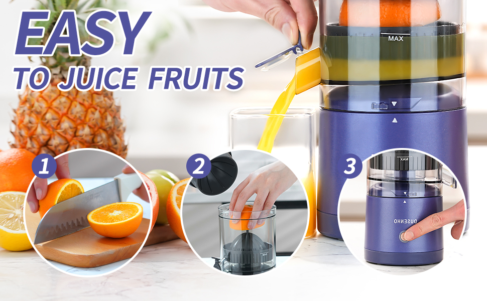 Portable Juicer for Orange, Lemon, Grapefruit