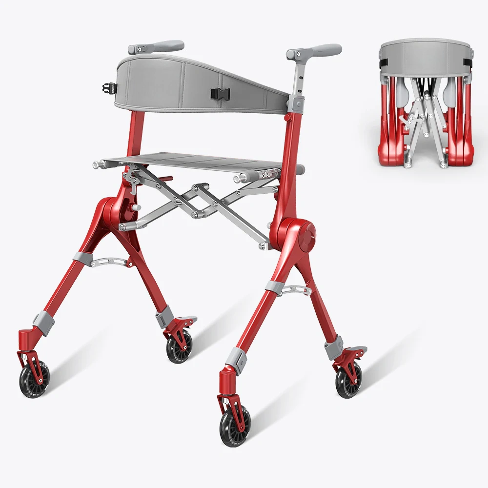 VOCIC Z35 PackGo Foldable Lightweight Rollator Walker
