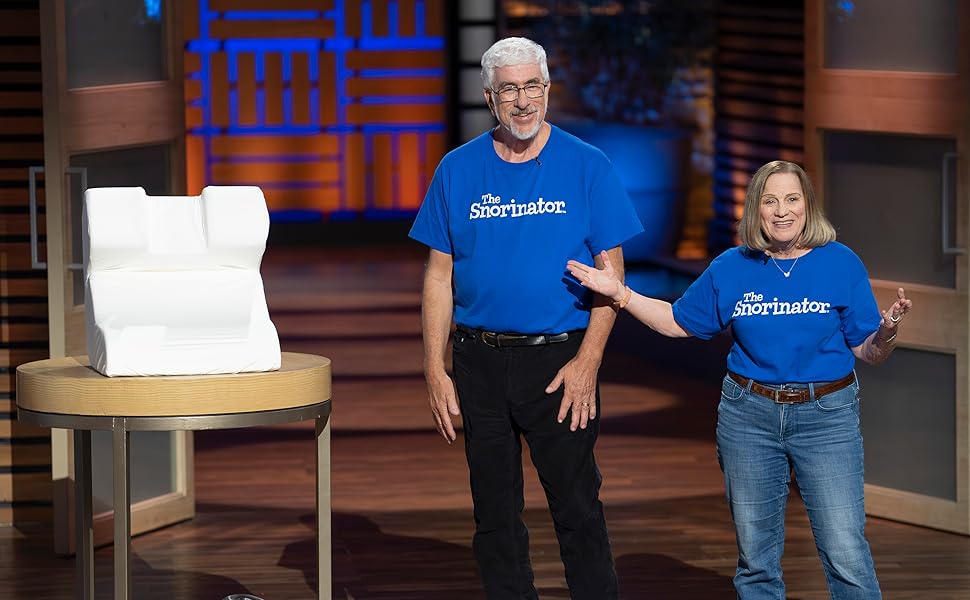 Lloyd and Sue Ecker inventors of The Snorinator anti-snoring pillow Shark Tank”