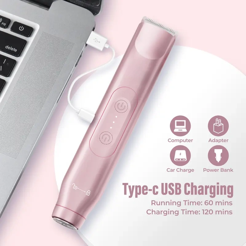 2-in-1 Waterproof Electric Shaver & Bikini Trimmer 🌸✨