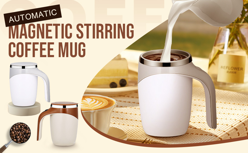 Automatic Magnetic Stirring Coffee Mug
