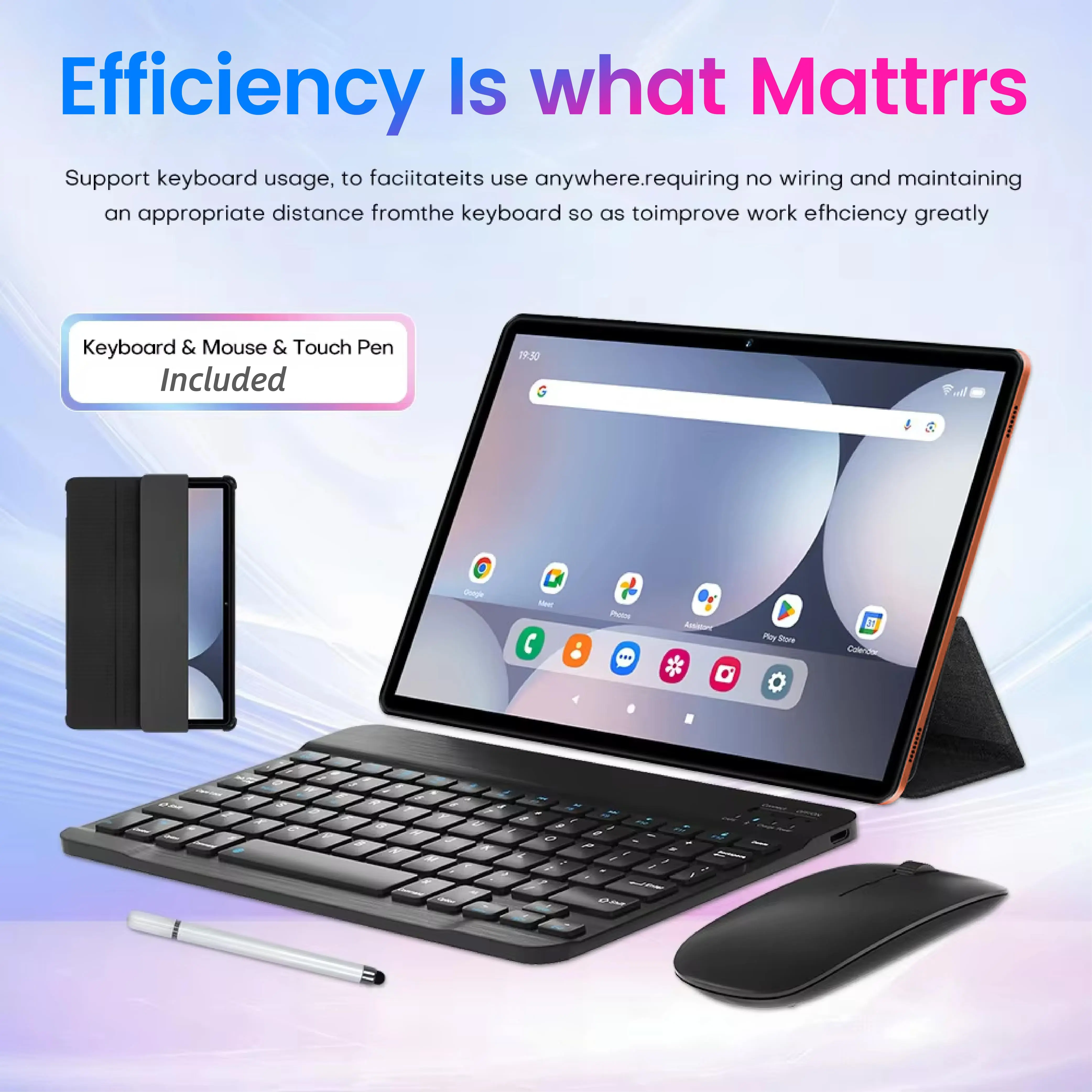 W&O 2026 Android 15 Tablet with 11-inch HD Screen and 12GB RAM