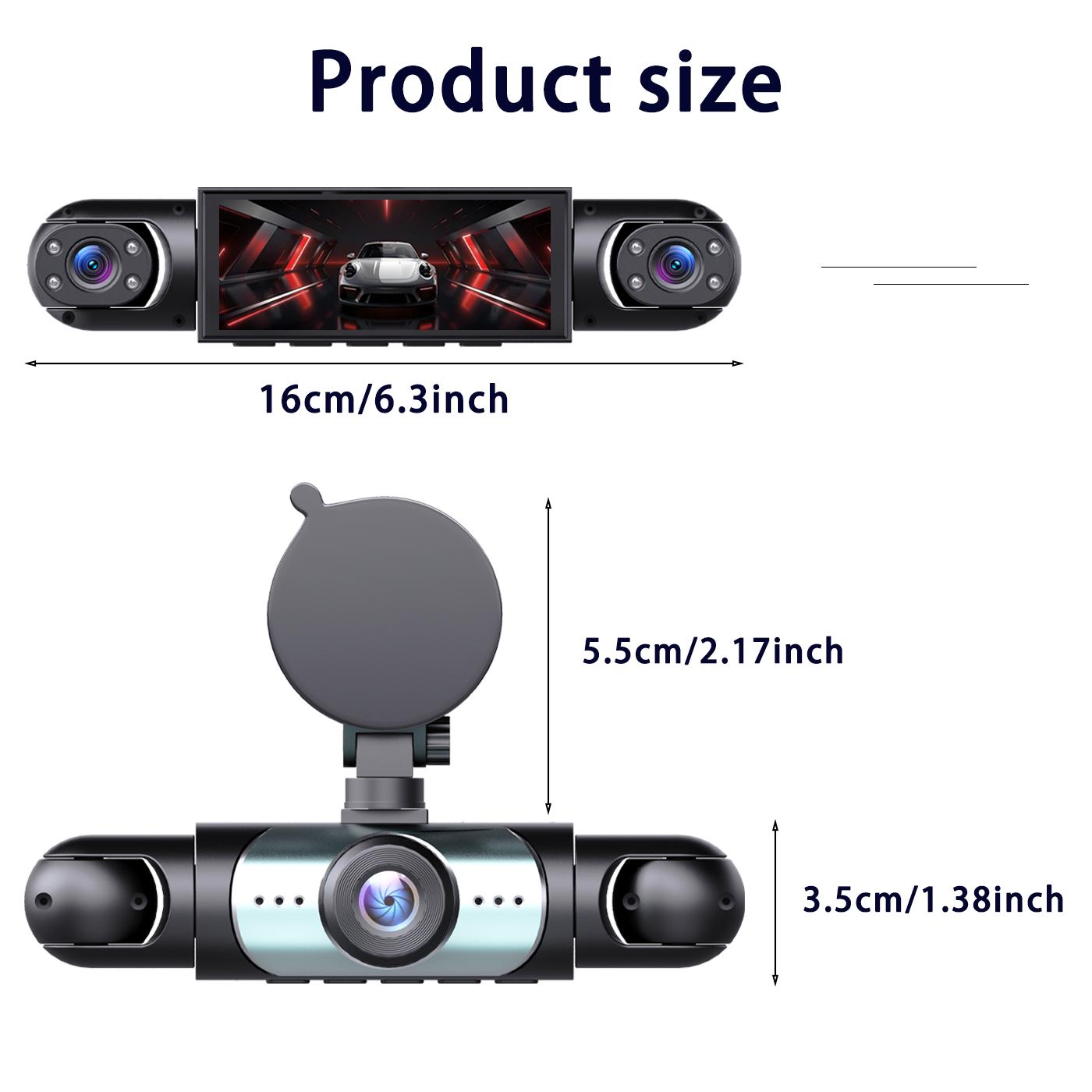 4-channel dash cam main unit