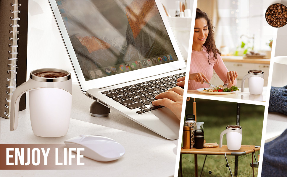 Automatic Magnetic Stirring Coffee Mug