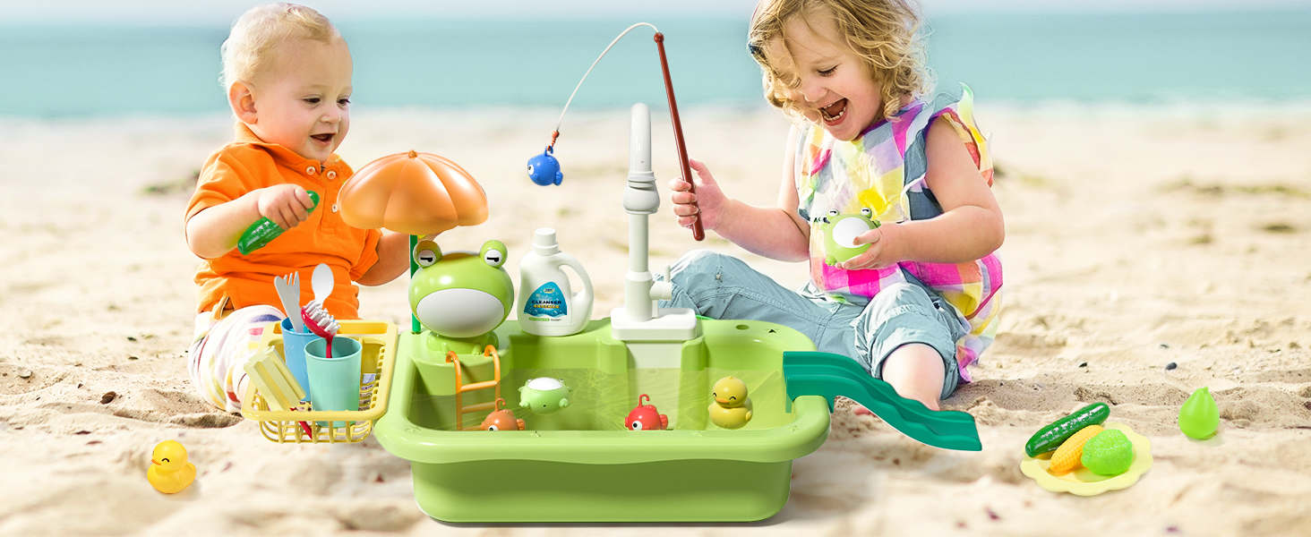 Kitchen Play Sink Playset