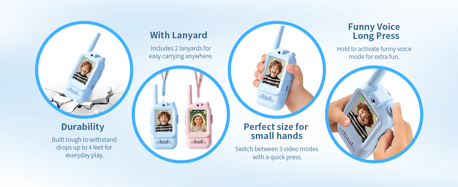 video walkie talkies