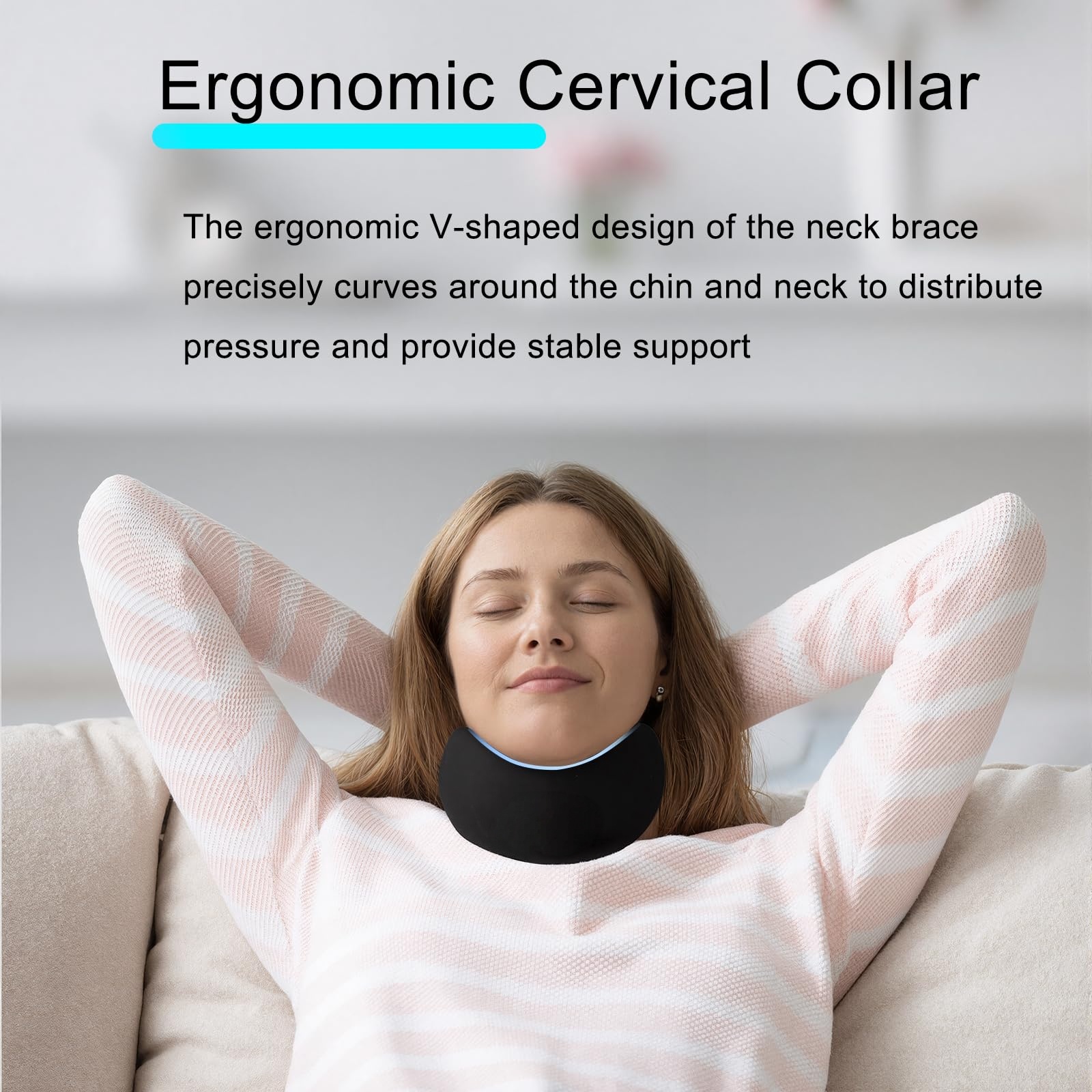 Soft Foam Neck Brace, Neck Hump Corrector for Neck Pain and Support