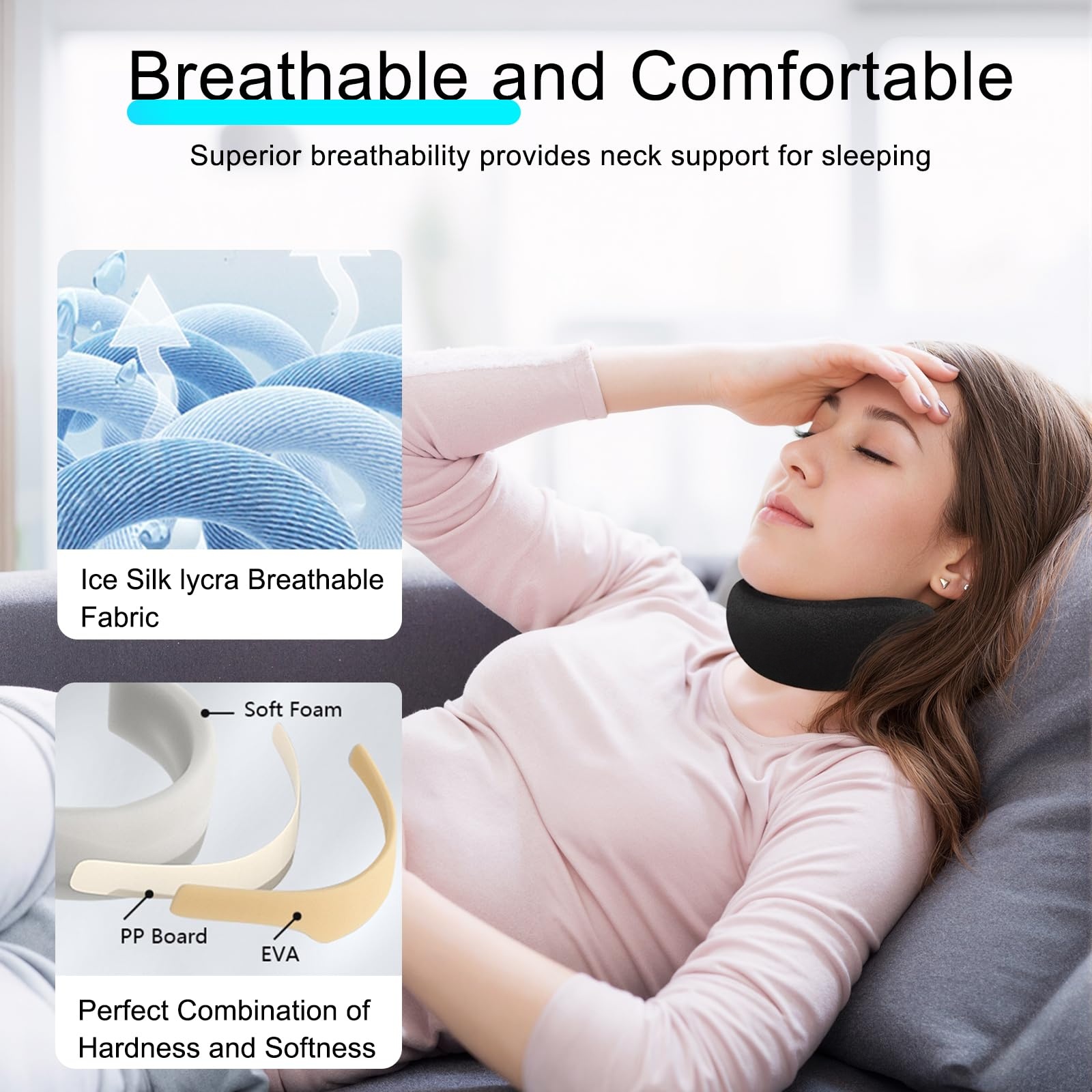 Soft Foam Neck Brace, Neck Hump Corrector for Neck Pain and Support