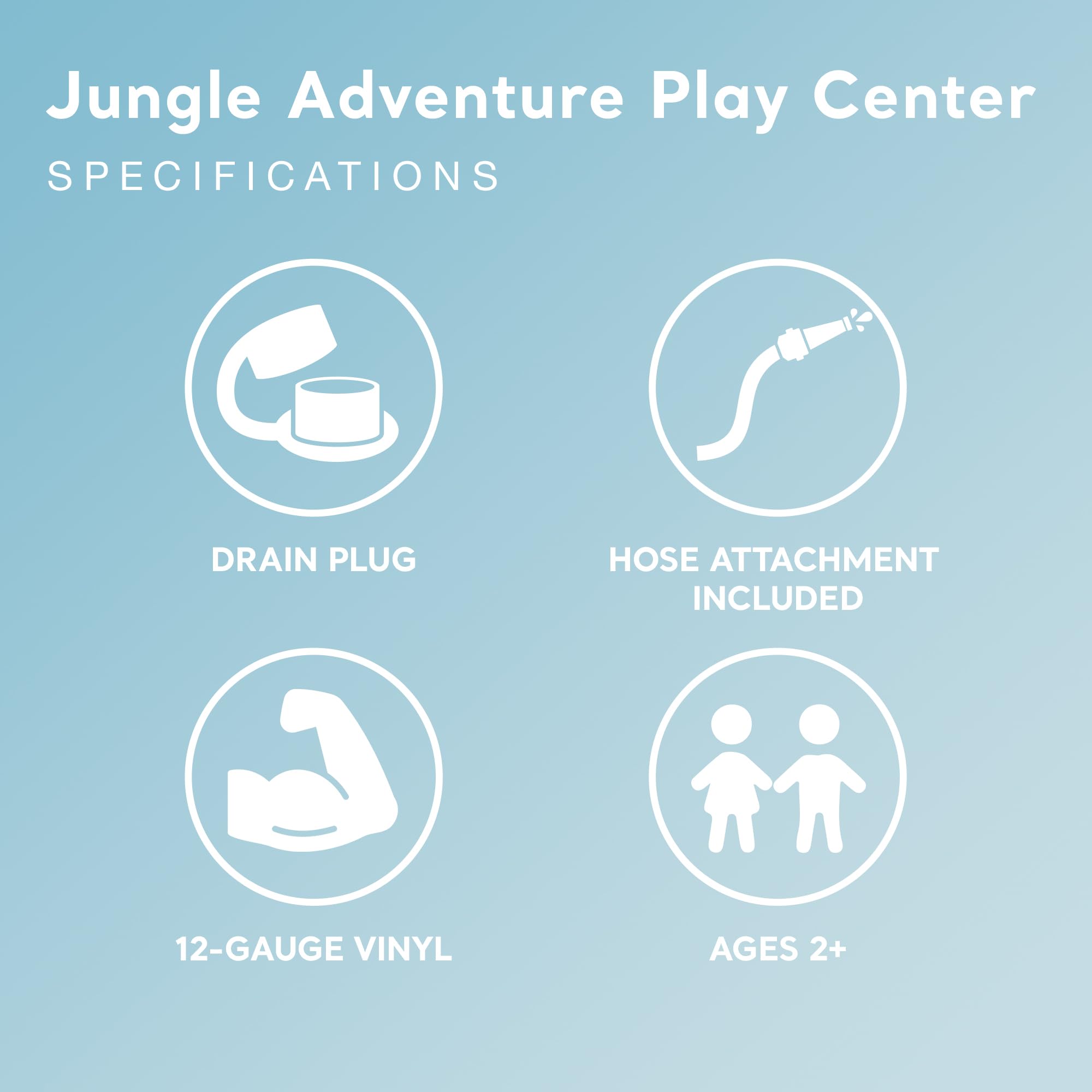 Jungle Adventure Play Centre | Inflatable Kids Water Park & Slide 🌴