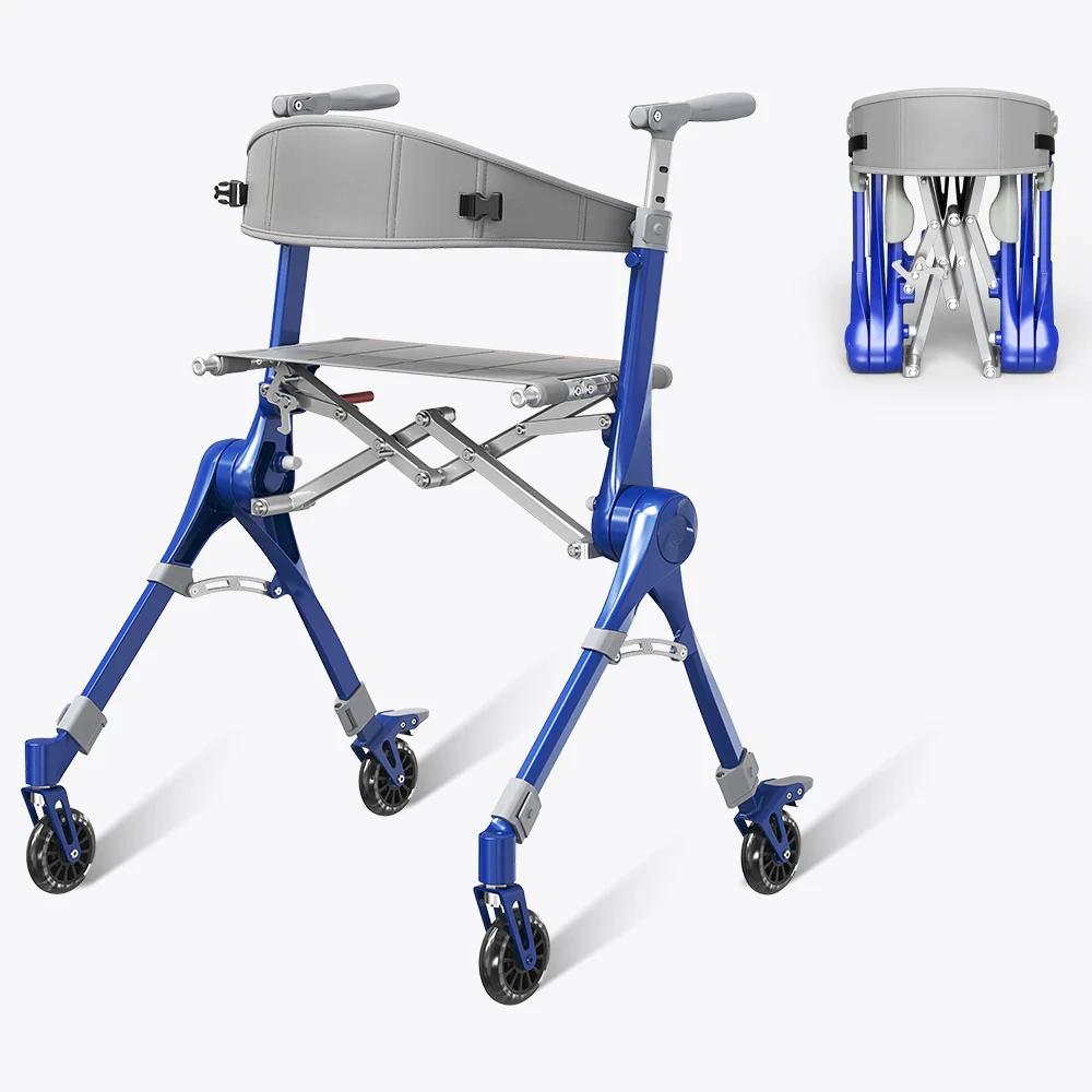 VOCIC Z35 PackGo Foldable Lightweight Rollator Walker