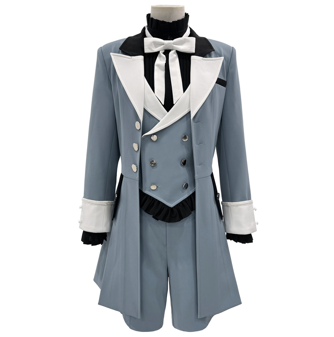 HOLOUN Anime Ciel Phantomhive Brother Cosplay Costume Coat Shorts Shirt Vest Animation Convention Halloween Christmas