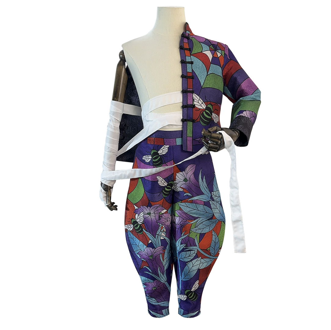 HOLOUN Tokyo Anime Rindo Haitani Cosplay Costume Wig Rose Net Jacket Pants Bandage New Experience Exhibition Cover Halloween