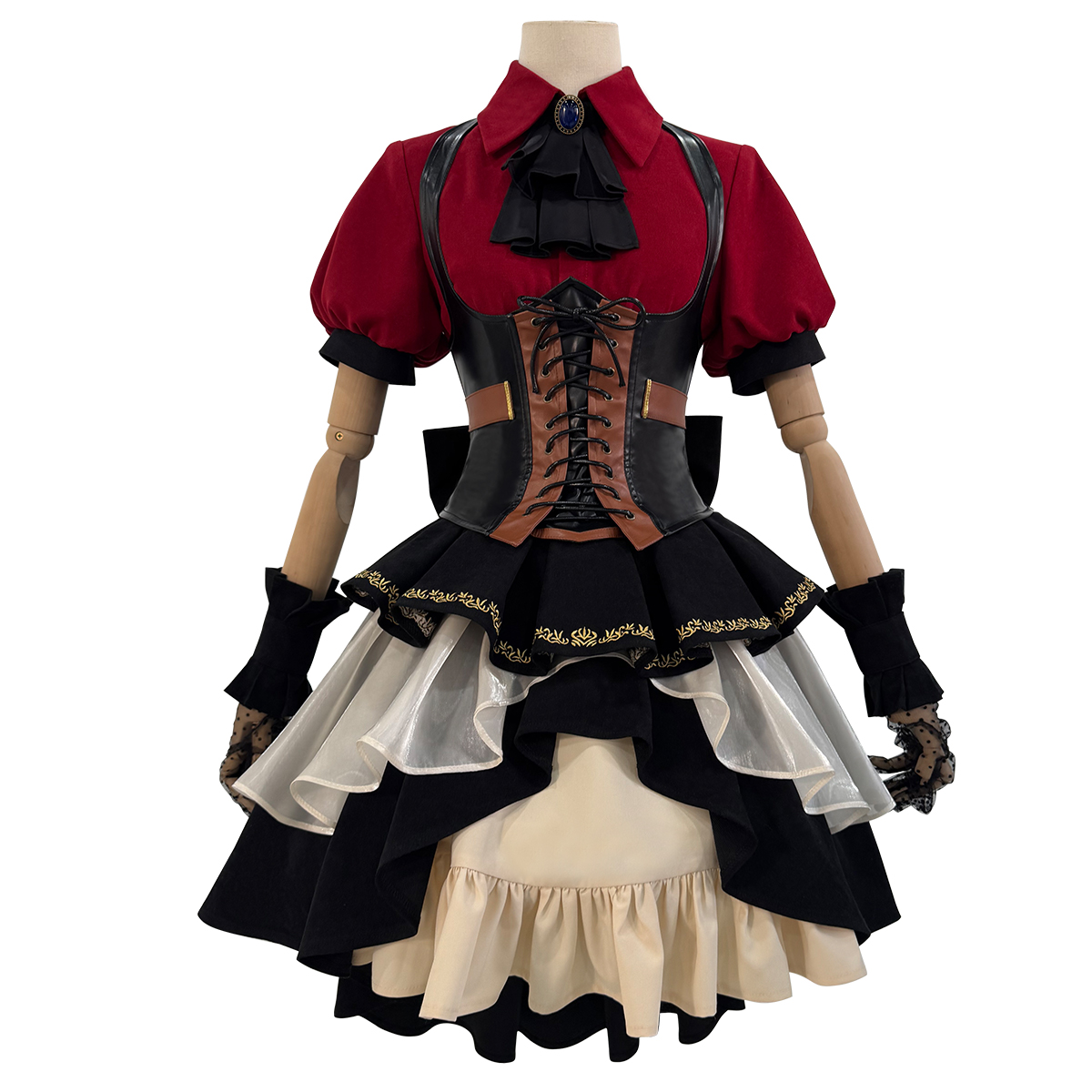 HOLOUN BanG Dream Ave Mujica Anime Sakiko Togawa Oblivionis Cosplay Costume Skirt Shirt Corset Gloves Bow-knot Daily Wear Cos