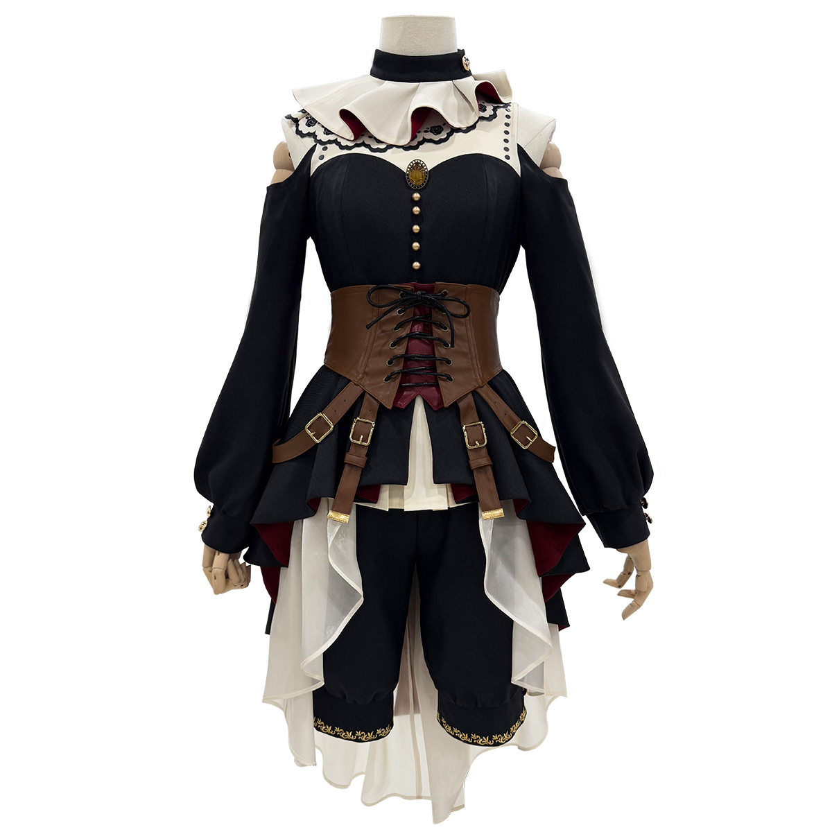 HOLOUN BanG Dream Ave Mujica Anime Doloris Uika Misumi Cosplay Costume Dress Detachable collar Corset Shorts Cos Convention