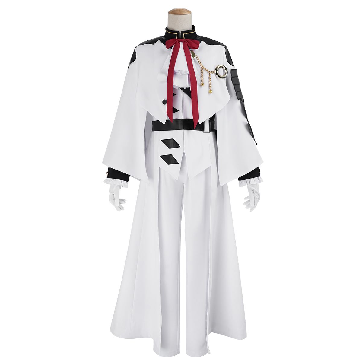 HOLOUN Seraph Of The End Anime Ferid Bathory Cosplay Costume Faux Leather Coat Pants Gloves Convention Halloween Christmas