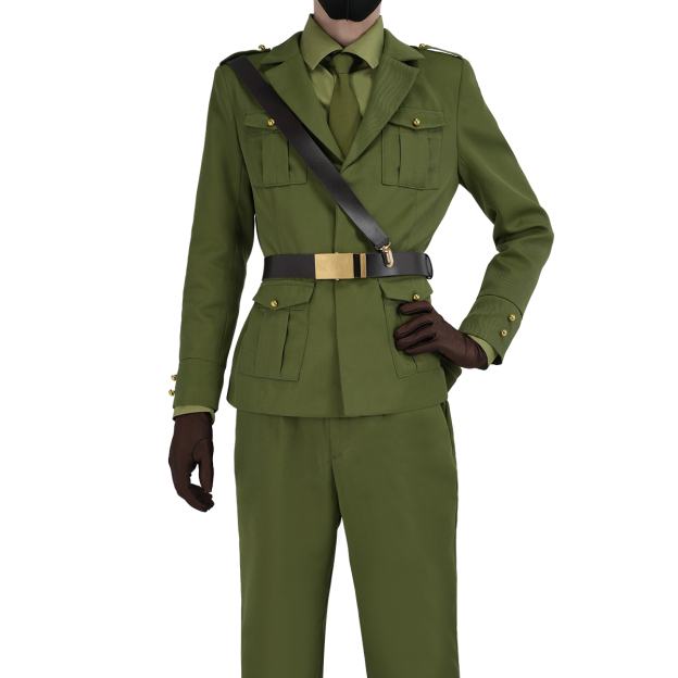 HOLOUN Axis Powers Anime Arthur Kirkland Cosplay Costume Uniform Jacket Pants Shirt Cos Convention Halloween Christmas
