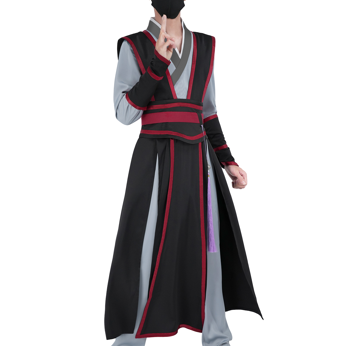 HOLOUN Mo Dao Zu Shi Anime Wei Wuxian Cosplay Costume Grandmaster of Demonic Cultivation Halloween Christmas Convention