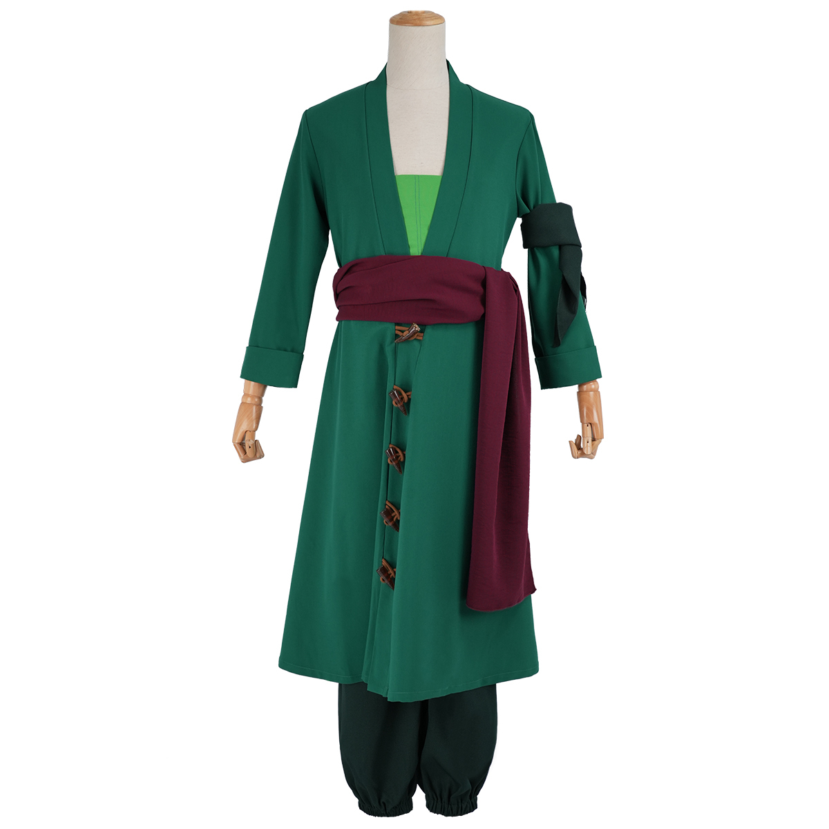 HOLOUN ONE Anime Roronoa Zoro Cosplay Costume Pants Haori Head Scarf Animation Convention 2025 Halloween Christmas Gift