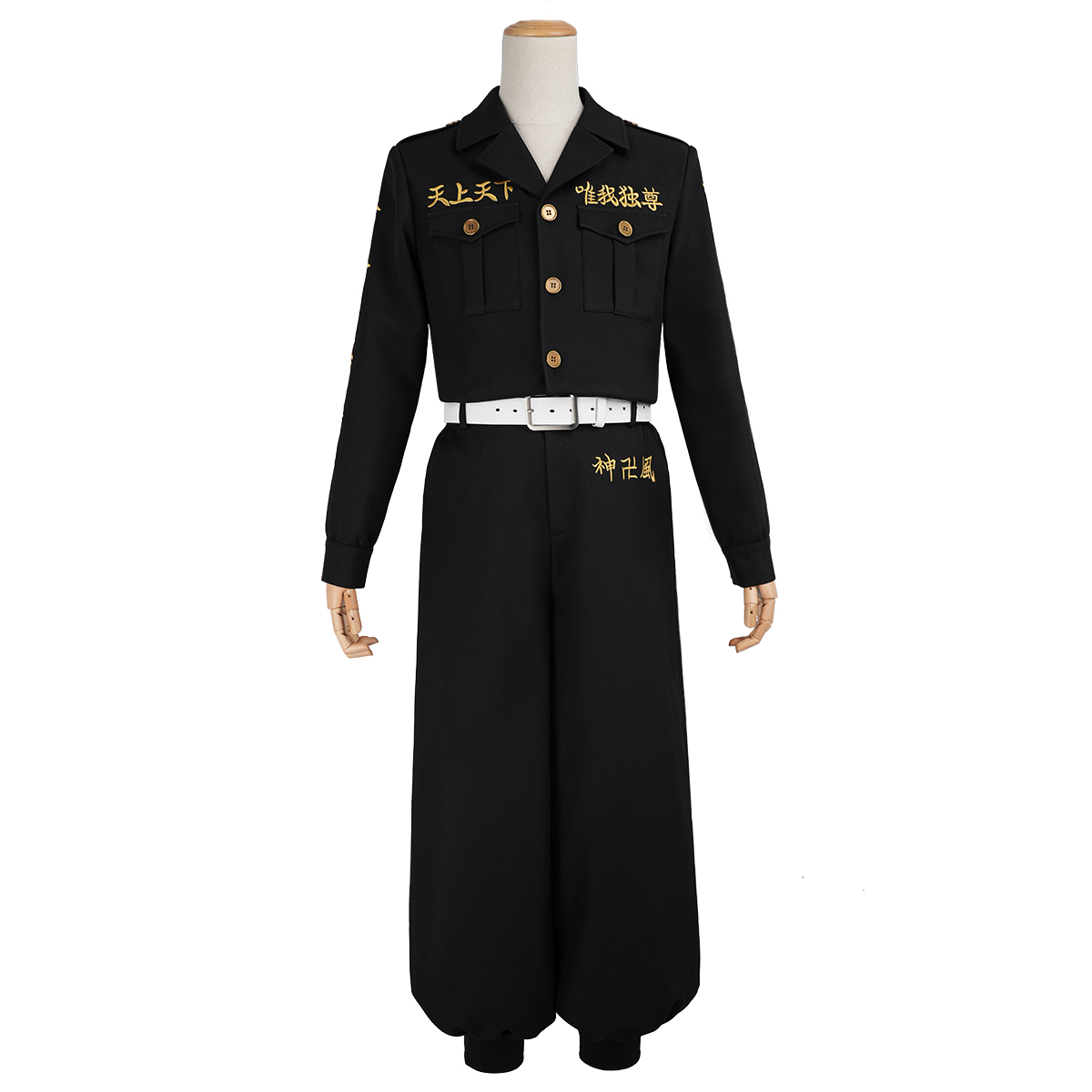 Pre-sale HOLOUN Drake Baji Chifuyu Mitsuya Sanzu Cosplay Costume Tokyo Anime Convention Halloween Christmas Party Embroidered Coat Pants
