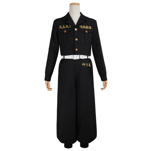 Pre-sale HOLOUN Drake Baji Chifuyu Mitsuya Sanzu Cosplay Costume Tokyo Anime Convention Halloween Christmas Party Embroidered Coat Pants