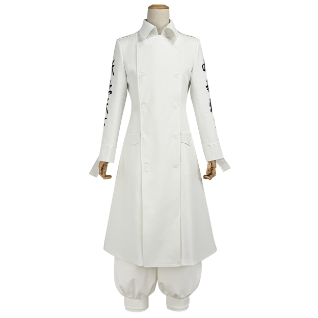 Pre-sale HOLOUN Manjiro Sano Mikey Cosplay Costume Kanto Manji Gang Anime Halloween Convention Party Upgraded Embroidery Coat Pants