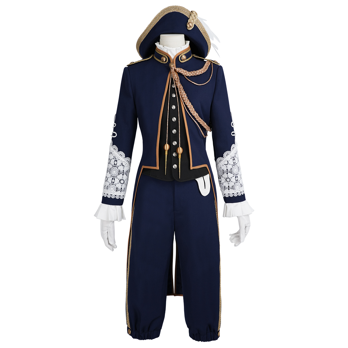 Pre-sale HOLOUN Ciel Phantomhive Anime Investiture Ceremony Cosplay Costume Convention Halloween Christmas Embroidery Cloak Coat