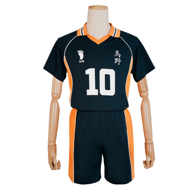 HOLOUN Haiky Anime Hinata Shouyou NO.10 Cosplay Costume KARASUNO High School Uniform Jerseys Volleyball Club