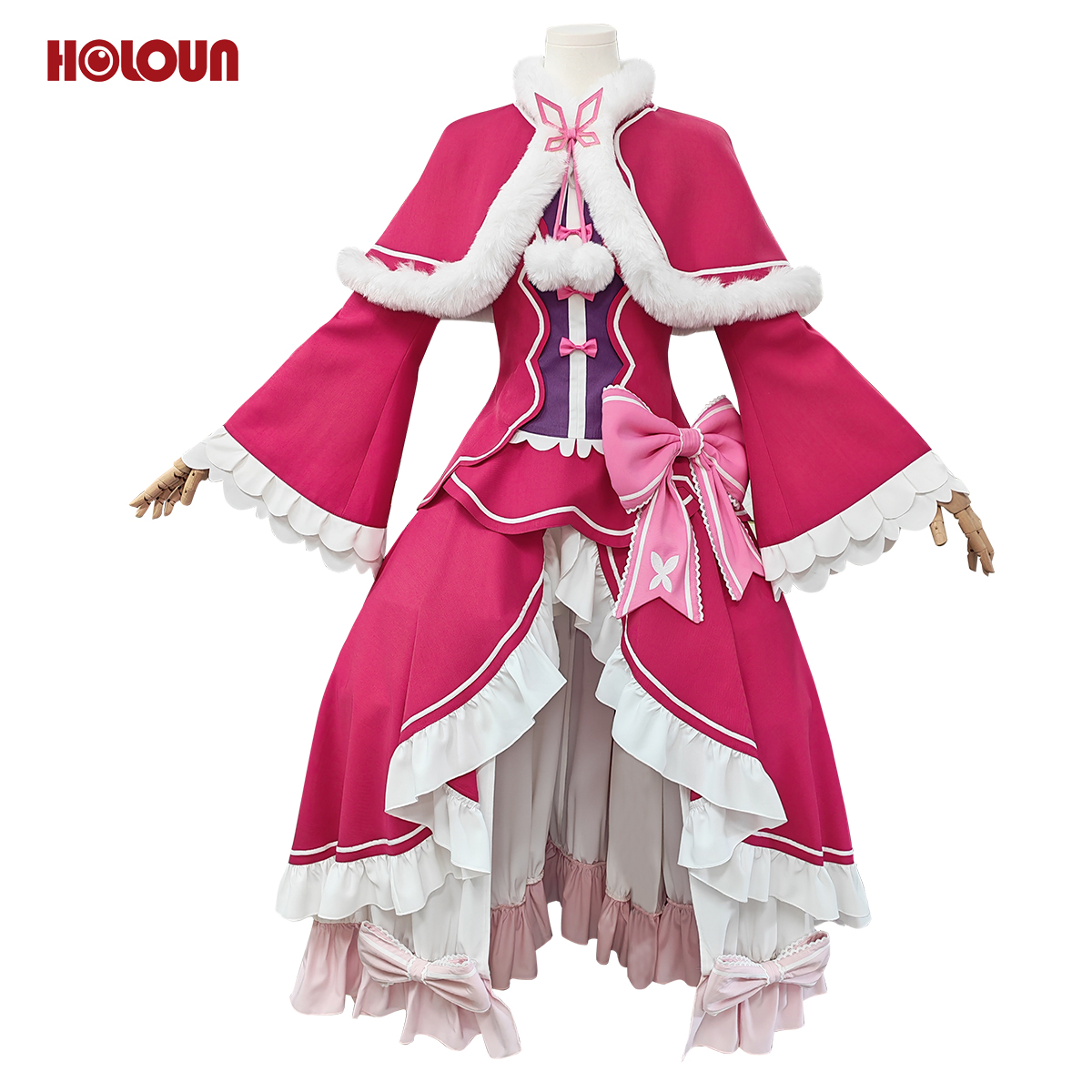 Pre-sale HOLOUN Beatrice Cosplay Costume Zero Anime Convention Halloween Christmas Party Top Shawl Skirt
