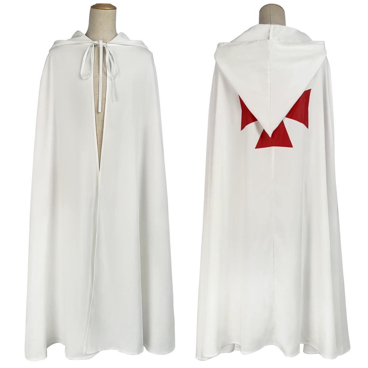 Pre-sale HOLOUN Medieval Knights Templar Cosplay Costume Halloween Convention Christmas Cape Top Belt