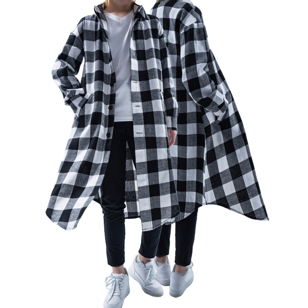 HOLOUN Tokyo Manji Gang Manjiro Sano Mikey Cosplay Anime Costume Long Sleeve Plaid Shirts New Blouses Jacket Coat Casual Wear