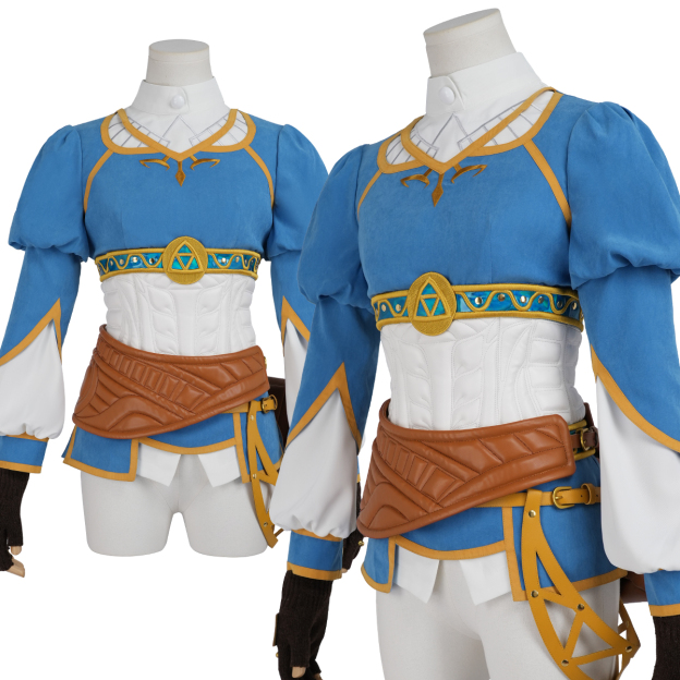 Pre-sale HOLOUN Princess Zelda Game Tears of the Kingdom Cosplay Costume Halloween Christmas Convention Gift Shirt Outerwear Waist Bag