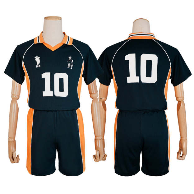 HOLOUN Haiky Anime Hinata Shouyou NO.10 Cosplay Costume KARASUNO High School Uniform Jerseys Volleyball Club