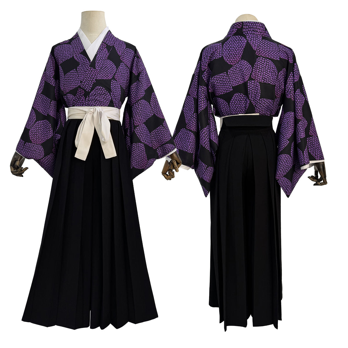 HOLOUN Anime Kokushibo Cosplay Costume Haori Pants Convention Halloween Christmas Gift