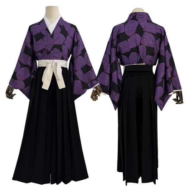 HOLOUN Anime Kokushibo Cosplay Costume Haori Pants Convention Halloween Christmas Gift